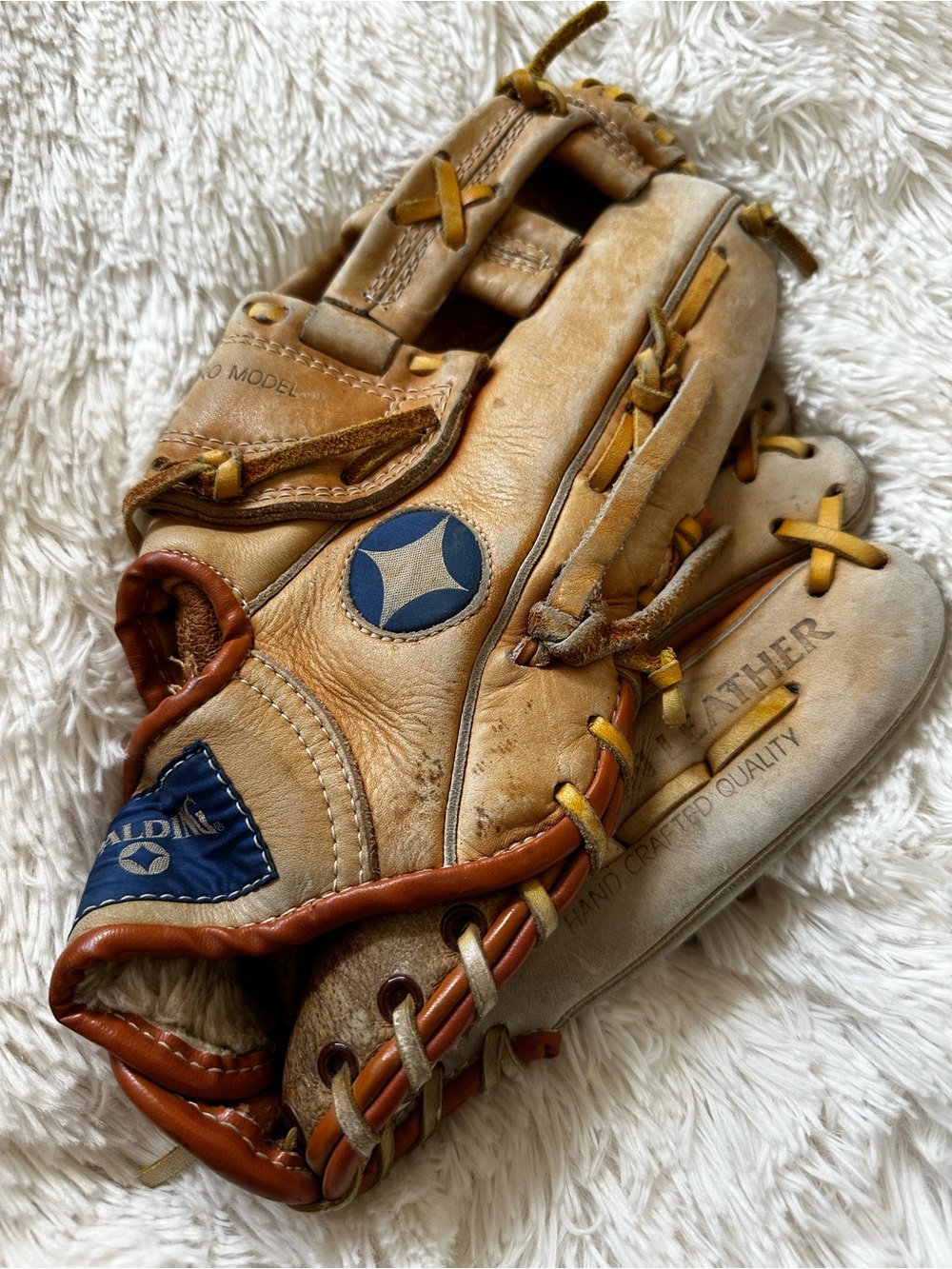 Spalding VintagePlayers Series Jim Rice Leather Left Hand Baseball Glove 42-653